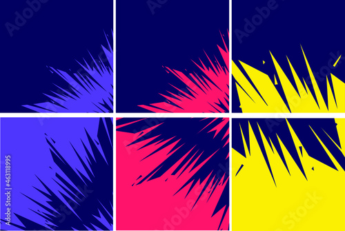 Cricket Championship Style Poster Banners in Vector. Modern latest sports banners collection