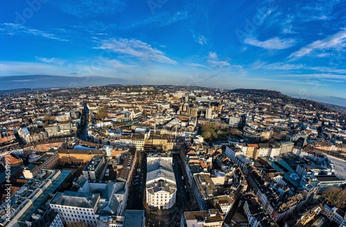 Luftbild Aachen Panorama Theater Dom  © DieLuftbildAG
