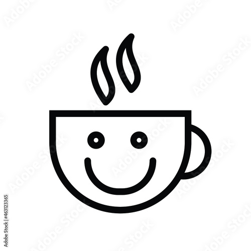 Vector autumn hot drink icon