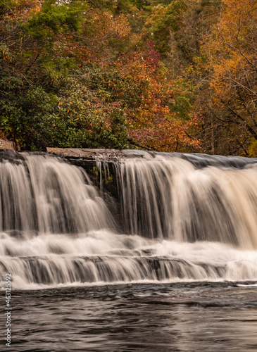 waterfall in autumn