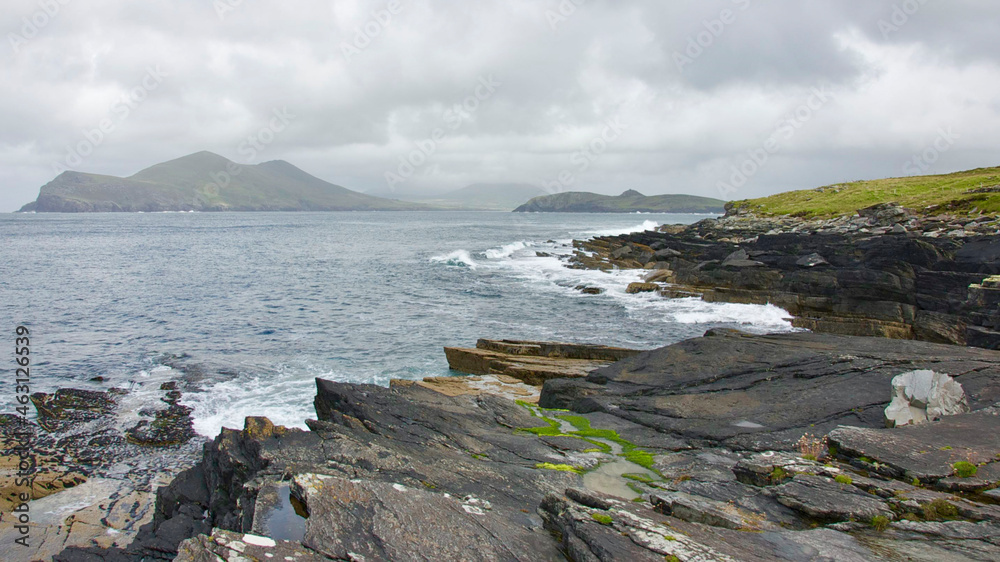 Tetrapod on Ring of Kerry Trail on Valentia Island in Ireland