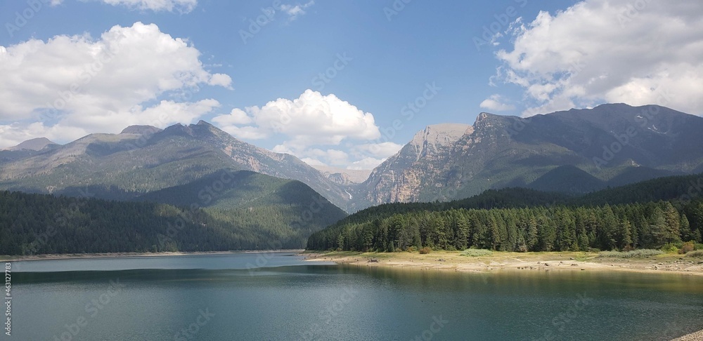 lake and mountains in Saint Ignatius, Montana