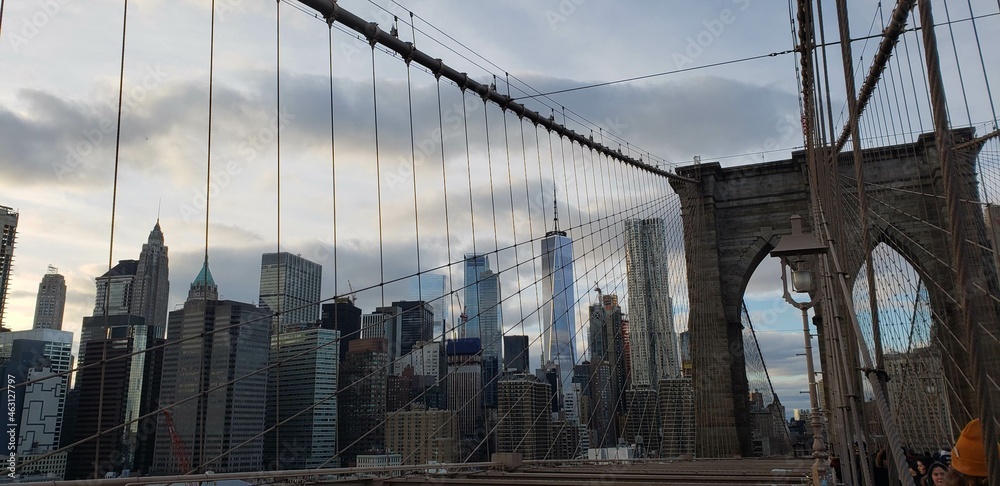 Fototapeta premium Bridge in Brooklyn, New York City