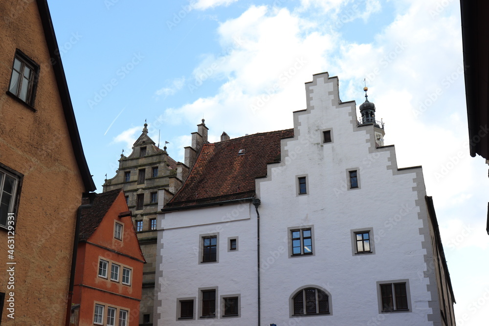 Obraz premium Architektur in Rothenburg ob der Tauber. Rothenburg o.d. T.
