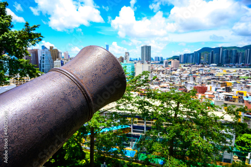 Macau city landscape or cityscape of Macou, business city urban of Asia photo