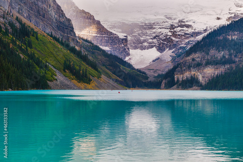 Turquoise Lake Louise in the Canadian Rockies