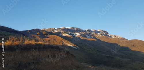 beautiful view of the mountains and the sky