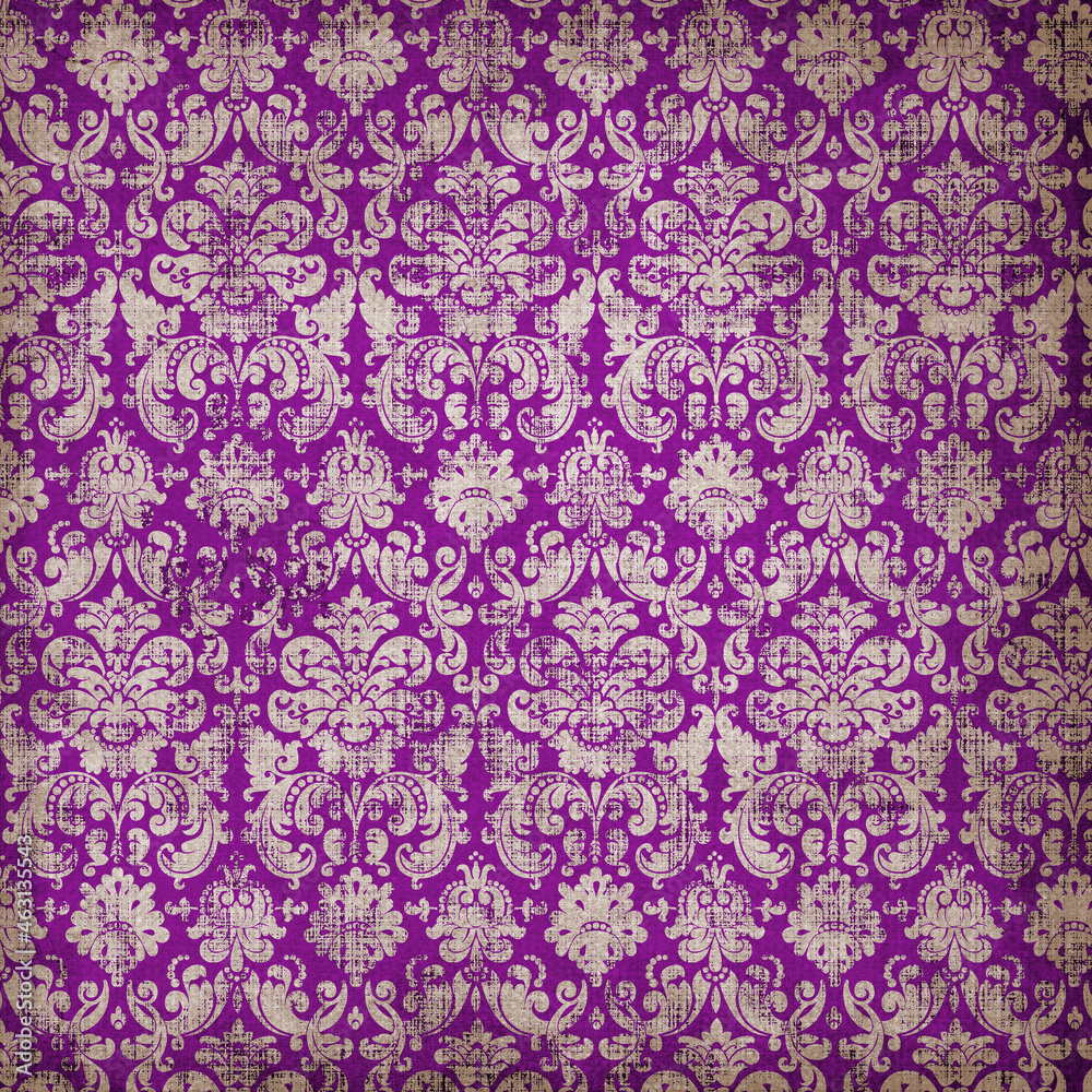 seamless purple ornamental pattern 