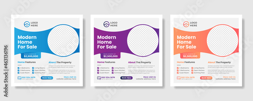 Real Estate Social Media Post & Web banner
