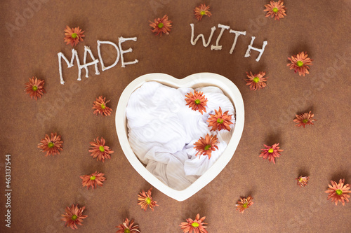 digital photography background word love for newborn and baby