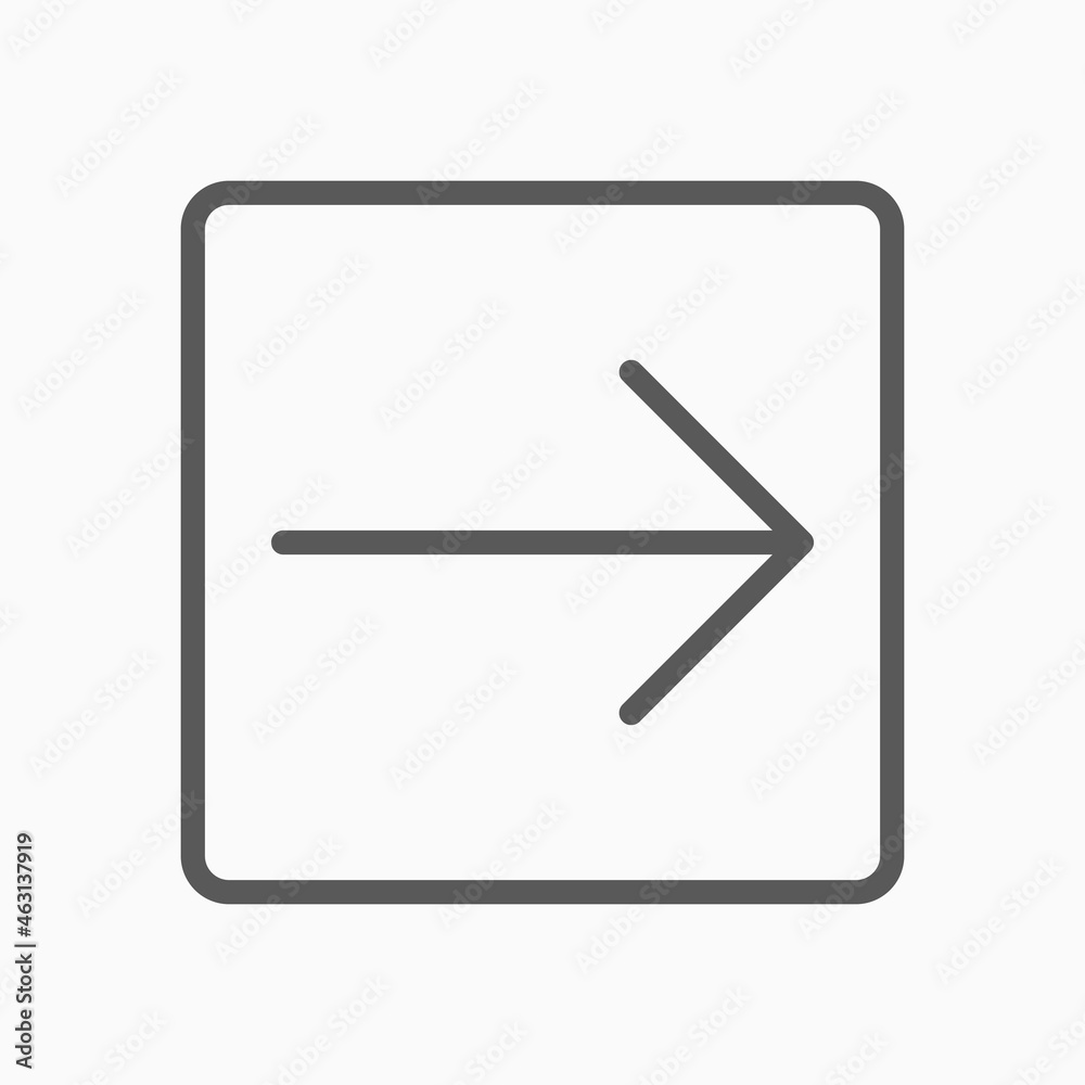 arrow right icon, right vector, arrow illustration arrow right icon, right vector, arrow illustration