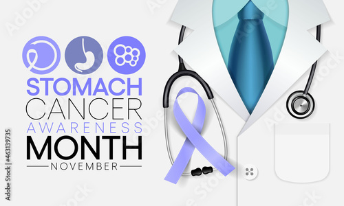 Stomach Cancer awareness month is observed every year In November, it is a disease in which malignant cells form in the lining of the stomach. Symptoms include indigestion and stomach discomfort.