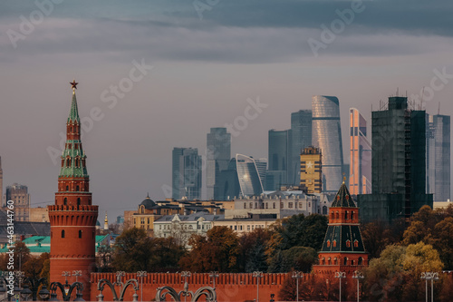 View of Moscow city russia photo