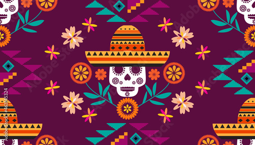 Skull pattern 37
