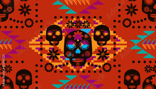 Skull pattern 43