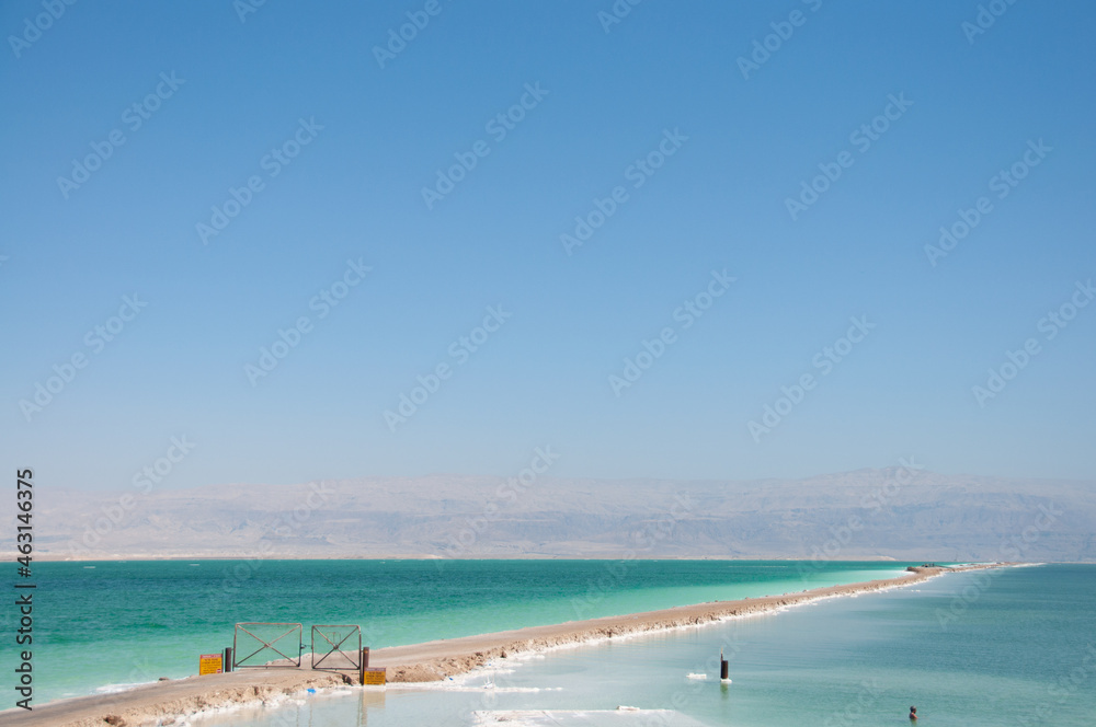 Dead sea Israel snd view 