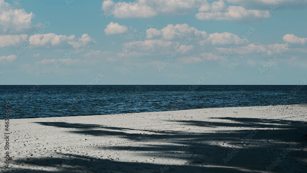 Obraz premium Marina al atardecer