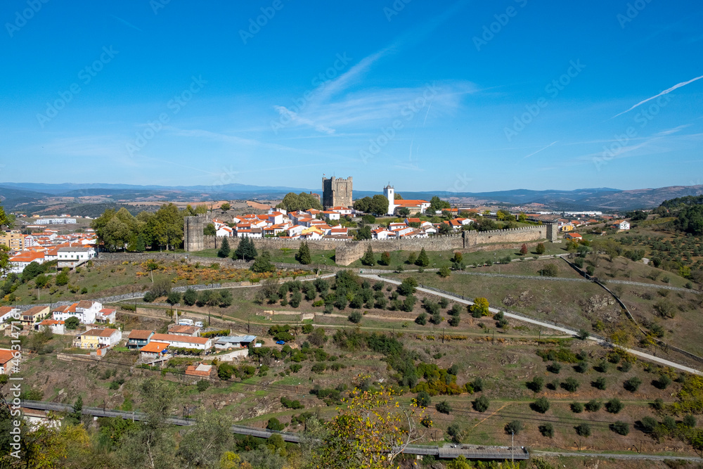 Castle and medieval citadel of Bragança. Portugal.