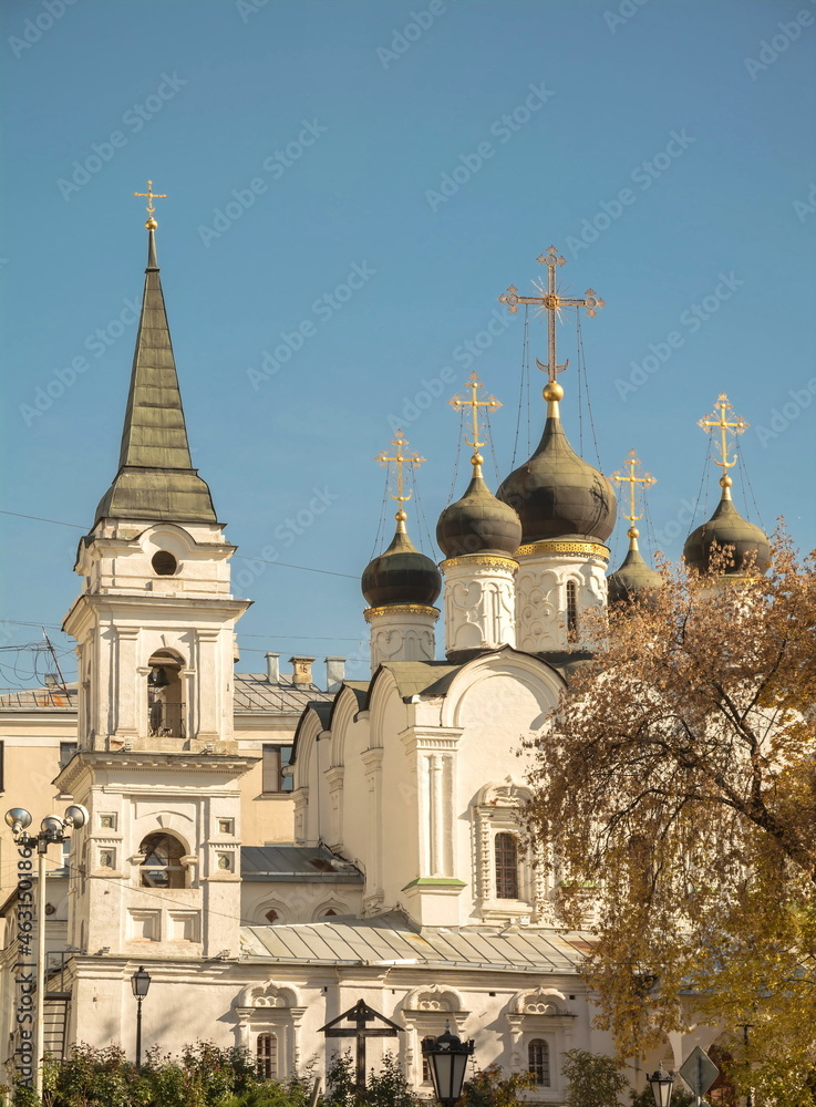 Fototapeta premium The ancient church of St. Vladimir in Moscow