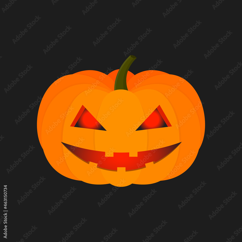 Halloween pumpkin icon. Vector illustration. Halloween pumpkin icon. Vector illustration.