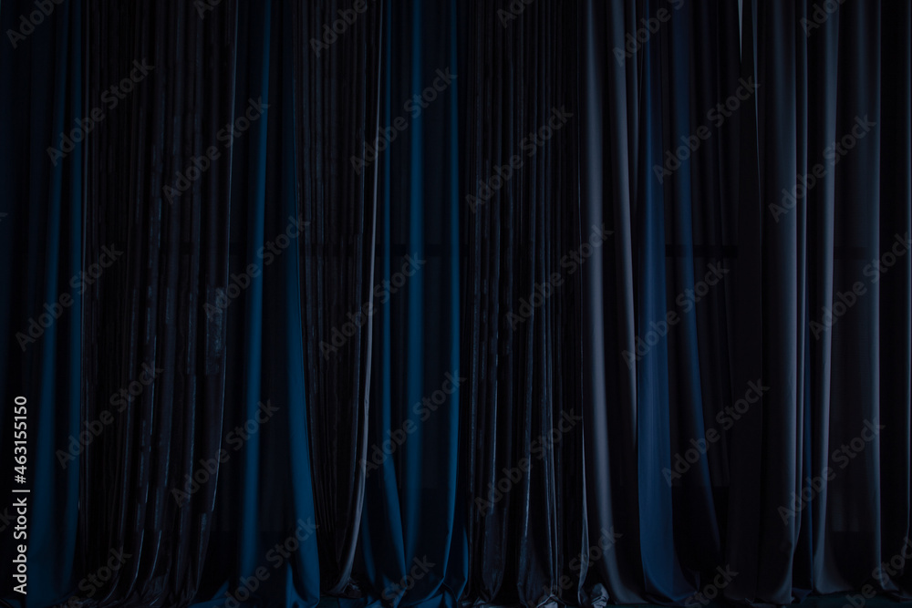 Fototapeta premium Blue striped fabric