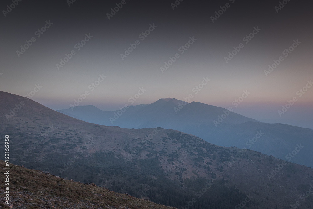 Foggy Dawn on the Mountain Elbert