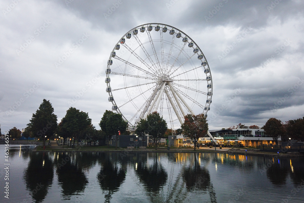 Ferris wheel in Old Port Montreal
