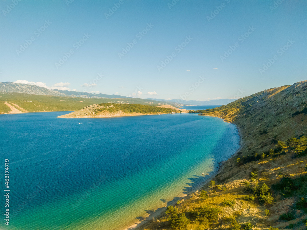 Voz bay on northern side of island Krk