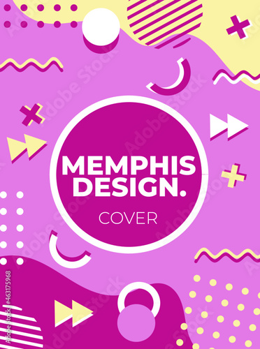 Abstract geometric memphis templates. Universal cover Designs for Annual Report, Brochures, Flyers, Presentations, Leaflet, Magazine. 