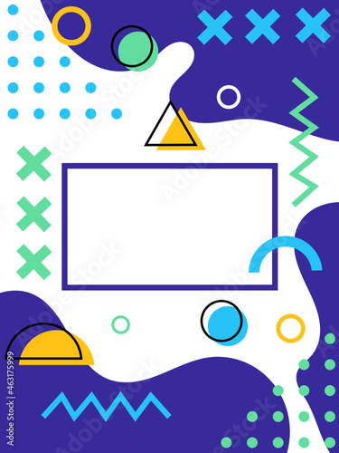 Abstract geometric memphis templates. Universal cover Designs for Annual Report, Brochures, Flyers, Presentations, Leaflet, Magazine. 
