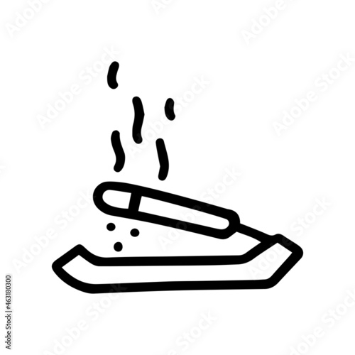 aroma stick line vector doodle simple icon