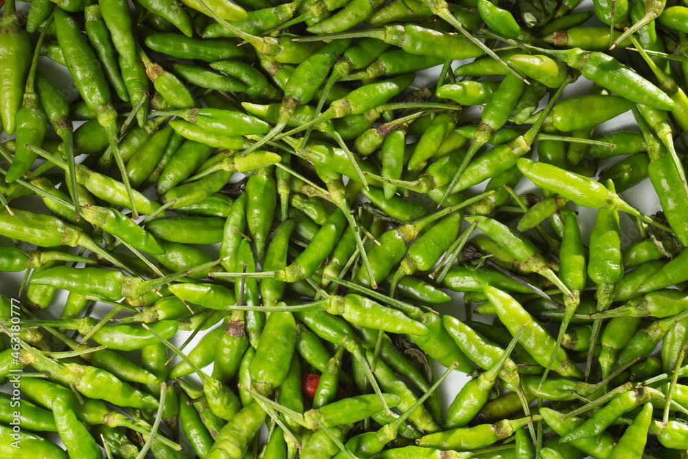 Guinea pepper with close up shot,Top view. Guinea pepper with close up shot,Top view.