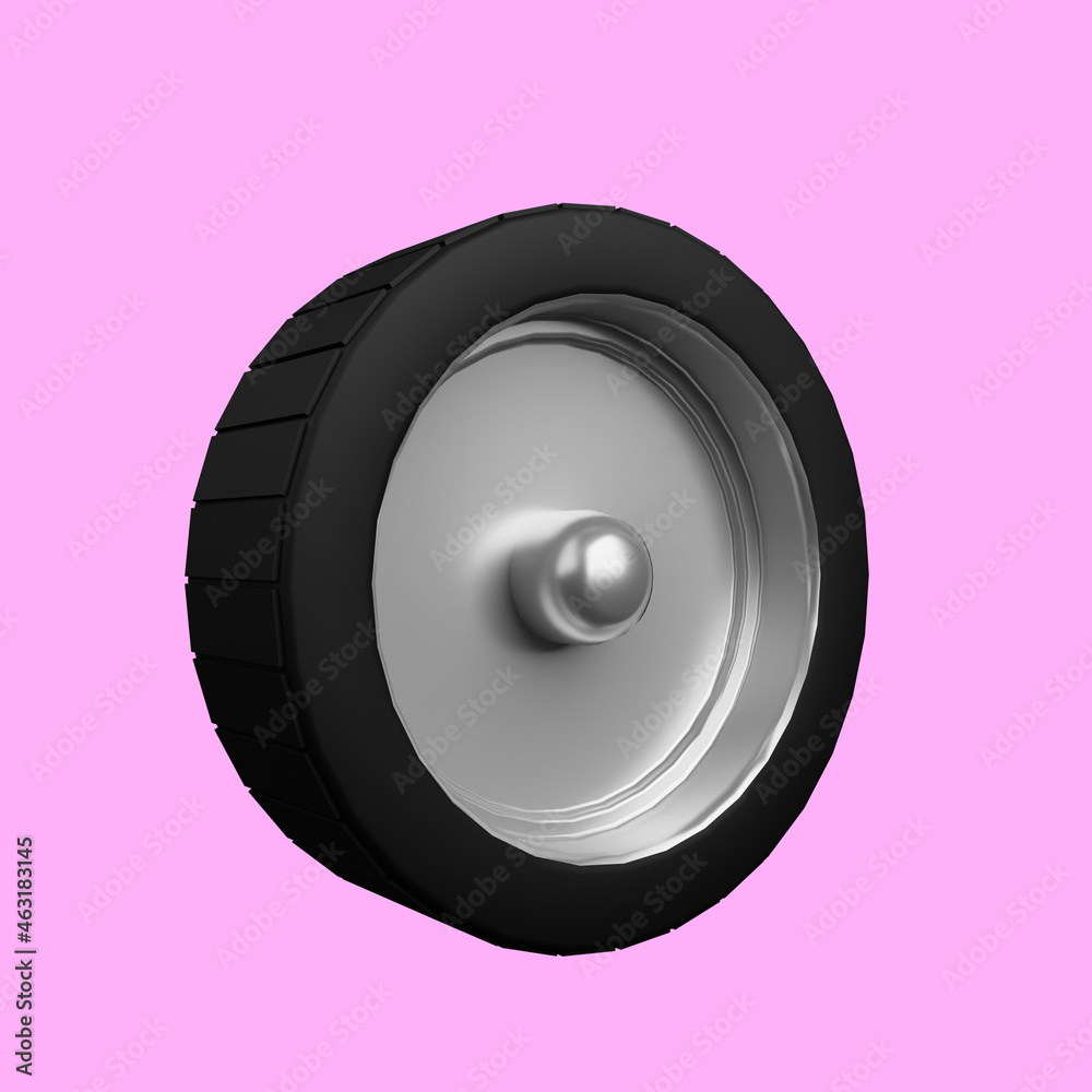 3d illustration of automotive parts stuff tire 3d illustration of automotive parts stuff tire