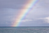 rainbow across thee ocean
