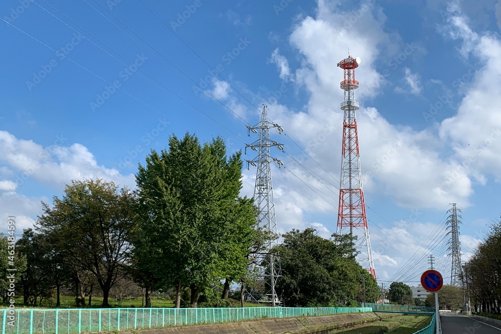Obraz premium 電波塔