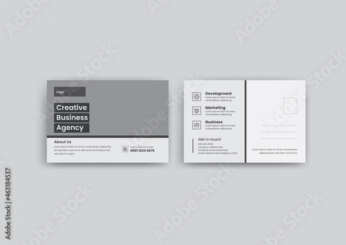corporate postcard design template