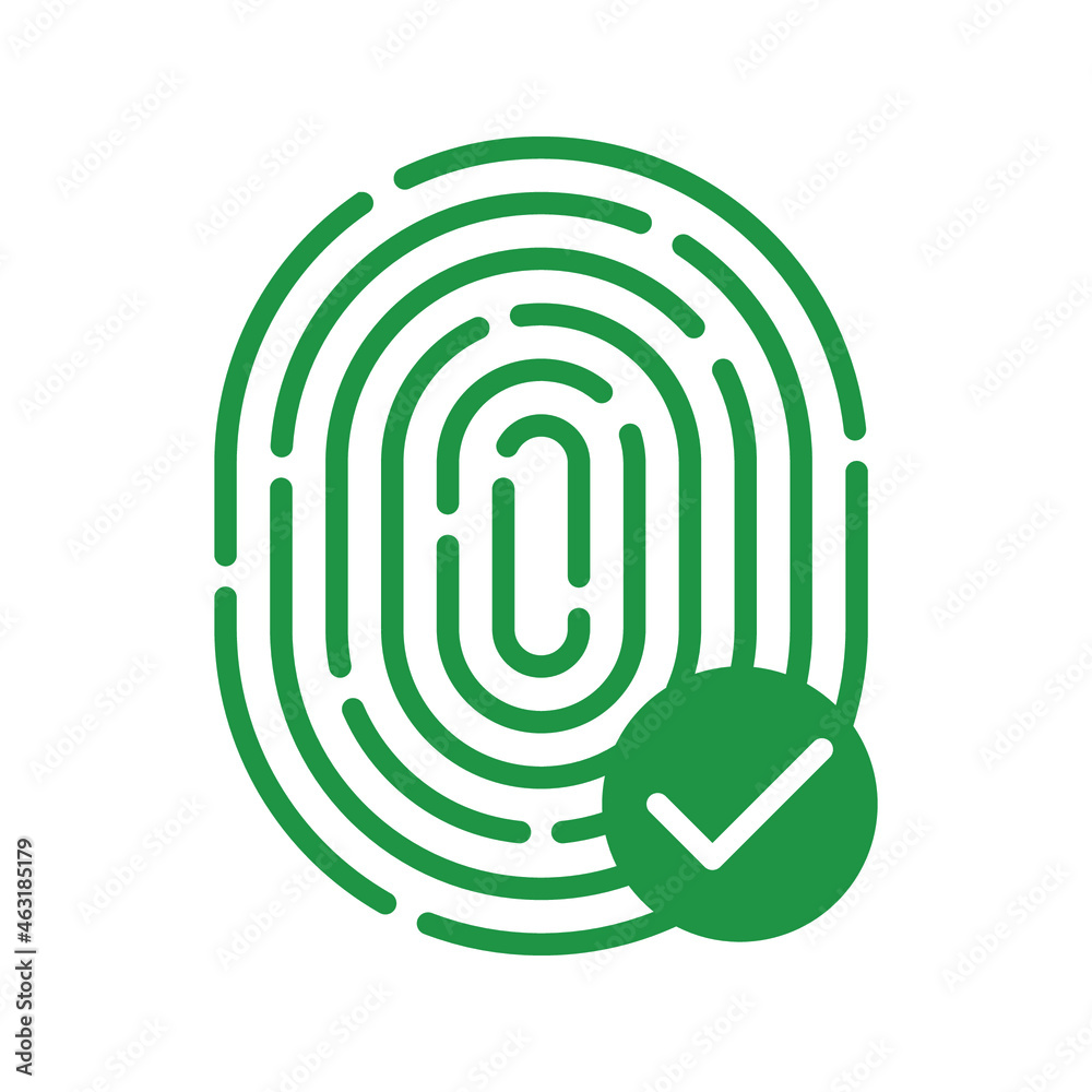 fingerprint icon. Touch ID vector icon isolated fingerprint design. Scanner icon. Vector illustration. fingerprint icon. Touch ID vector icon isolated fingerprint design. Scanner icon. Vector illustration.