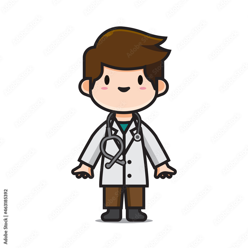 Cute Doctor Vector