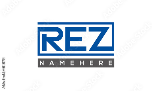 REZ creative three letters logo photo