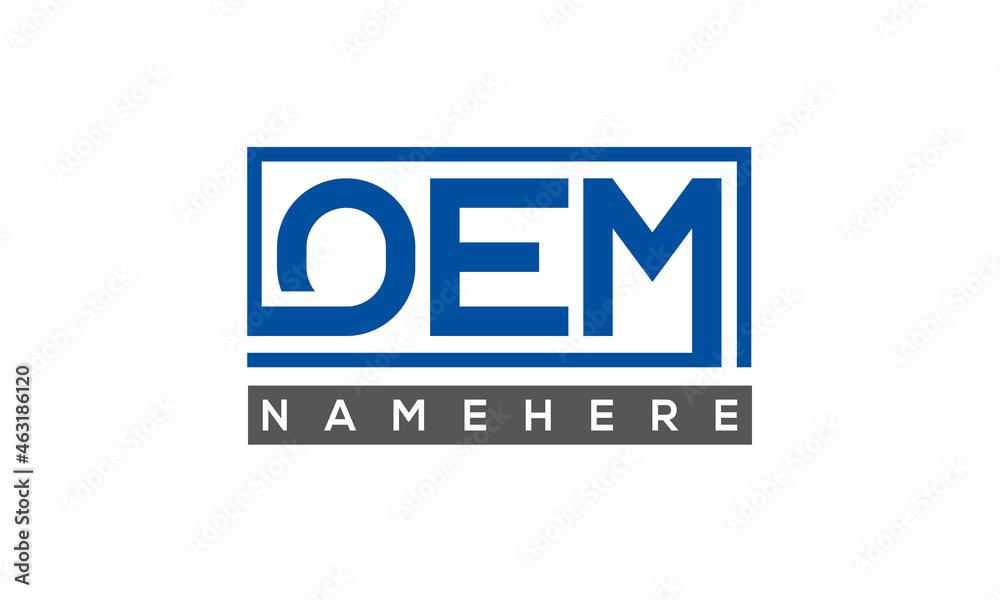 OEM creative three letters logo OEM creative three letters logo