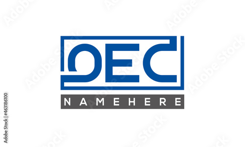 OEC creative three letters logo	