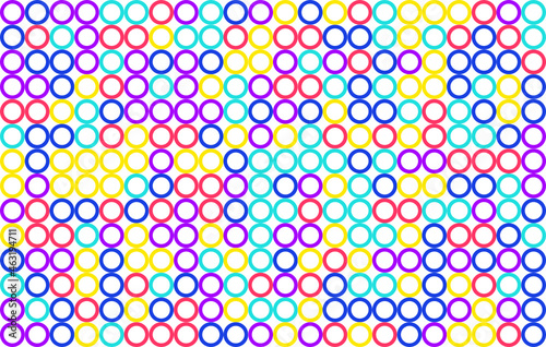 Colorful abstract geometric pattern  seamless bauhaus style design  graphic modern pattern  repeating geometric pattern  modern style vector illustration