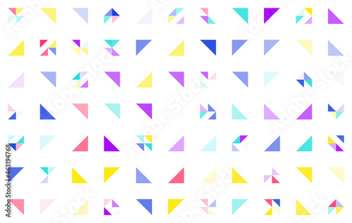 Colorful abstract geometric pattern  seamless bauhaus style design  graphic modern pattern  repeating geometric pattern  modern style vector illustration