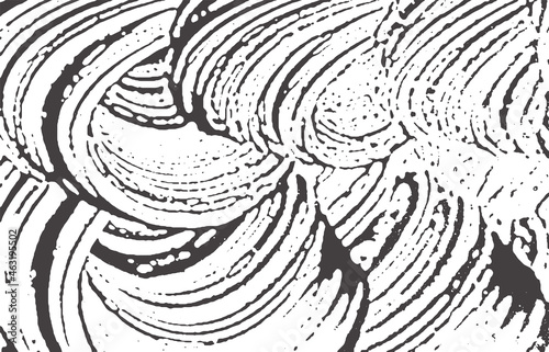 Grunge texture. Distress black grey rough trace. A