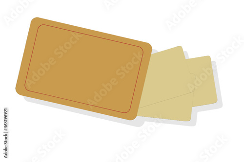 Card's and manila envelope - Game of Clue