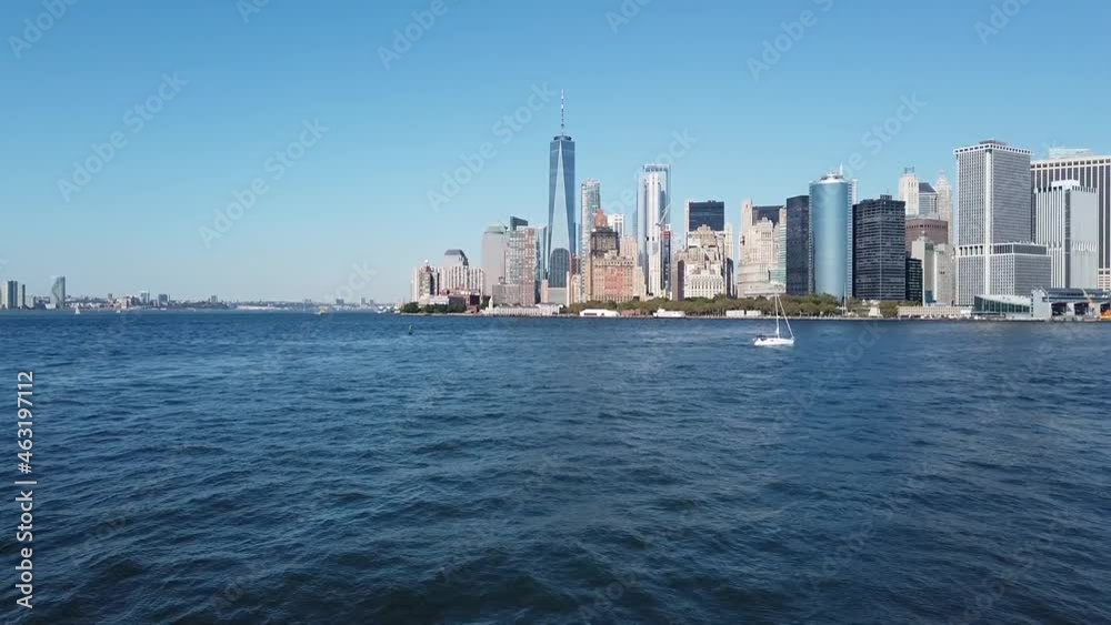 Manhattan Island from the East River Manhattan Island from the East River
