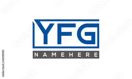 YFG creative three letters logo