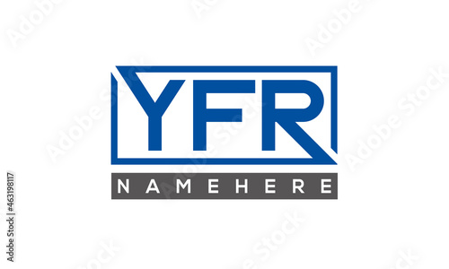 YFR creative three letters logo