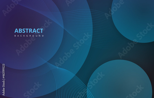Blue Abstract Circle Wave Lines Gradient Texture Background Wallpaper Graphic Design