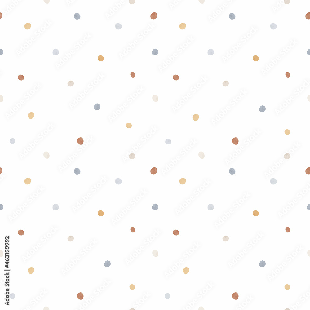 Beautiful winter vector seamless pattern with hand drawn watercolor cute drops. Stock illustration. Beautiful winter vector seamless pattern with hand drawn watercolor cute drops. Stock illustration.
